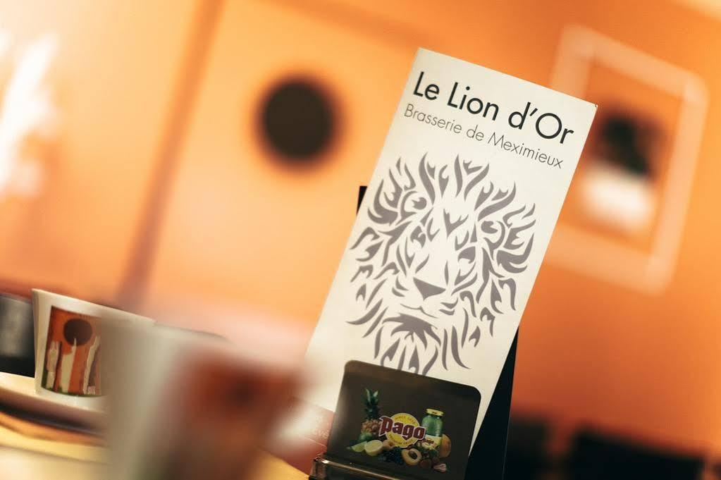 Hotel Brasserie Le Lion D'Or Meximieux Exterior photo